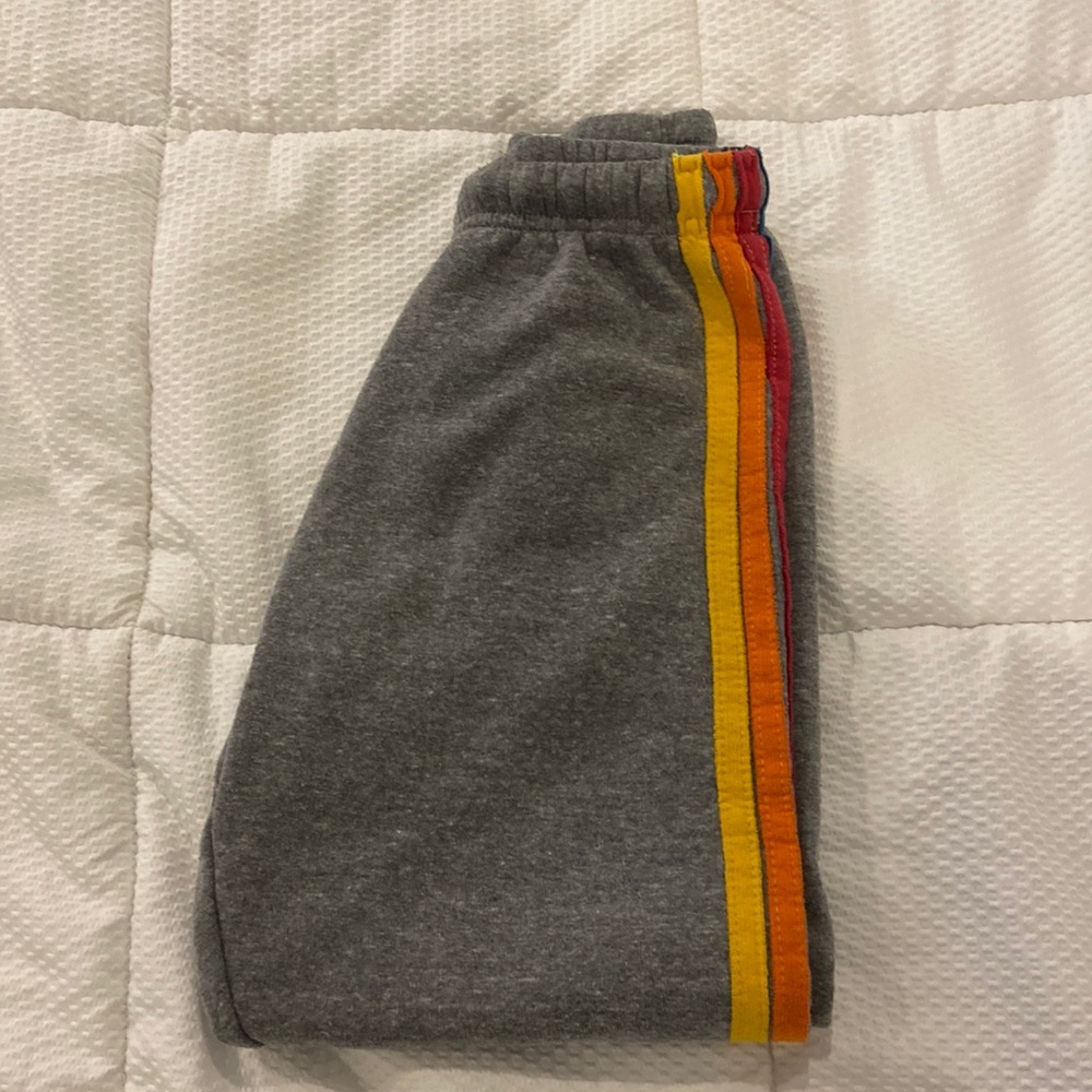 Aviator Nation stripe sweats XS